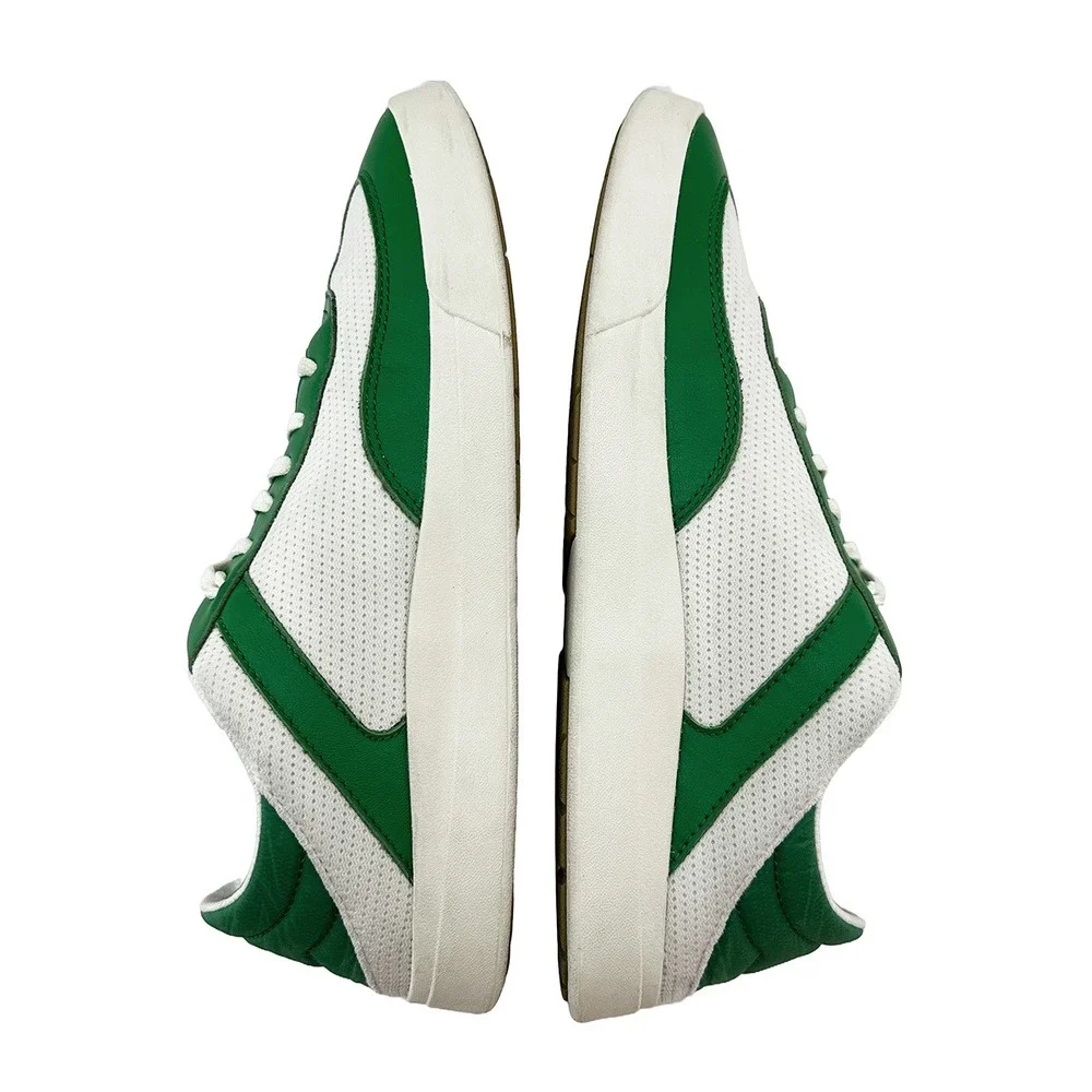 OLUKAI Kilea Leather‎ Sneakers • Women's 10 • off white, green